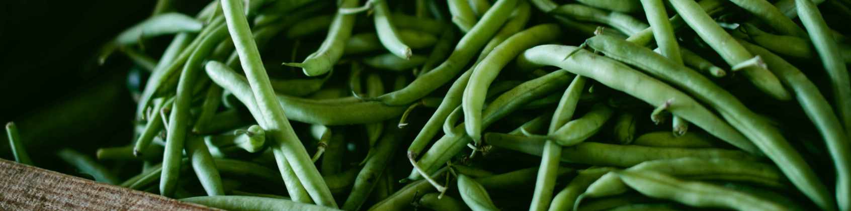 Gemüse - Pure Pepper - frische knackige grüne Bohnen