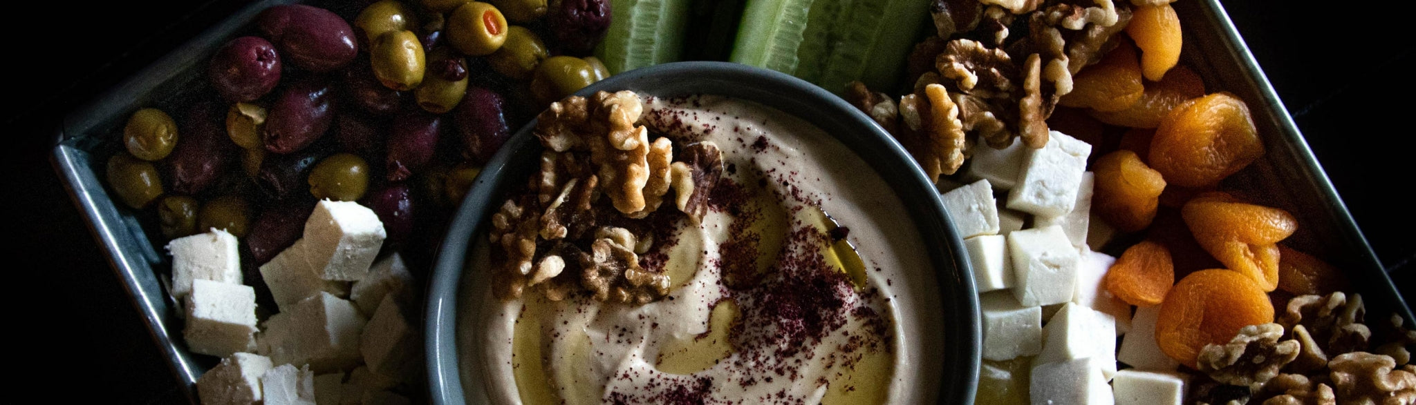 Hummus Feta Oliven